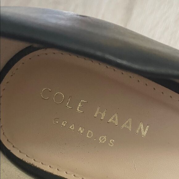 Cole Haan Black Leather Heels - Picture 2 of 8